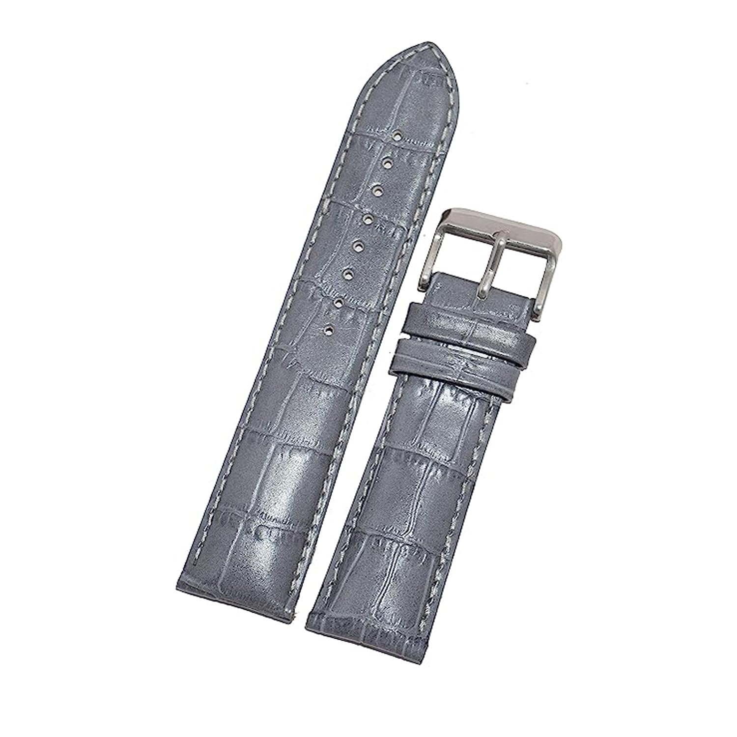 Grey 22mm Genuine leather Strap For Watch and Smart Watch for All 22mm (B0D17Y8N5N) Amazon Price History, Amazon Price Tracker
