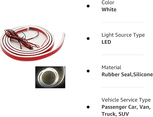 Miniatura 7 de Tira de luces LED para el exterior del automóvil luz LED para el capó del automóvil tira de luces LED flexible de 59 pulgadas para el auto