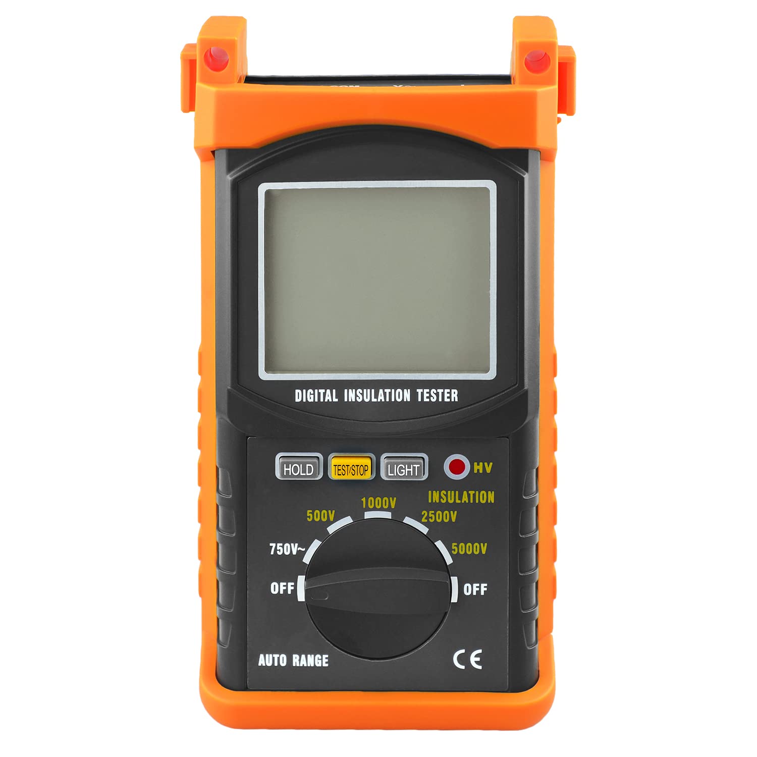BTMETER Megaohmmetro 200 Gig Ohm Tester di Resistenza di Isolamento Digitale, Tensione di Prova 500V/1kV/2.5kV/5kV, Auto Ranging, Display Retroilluminato