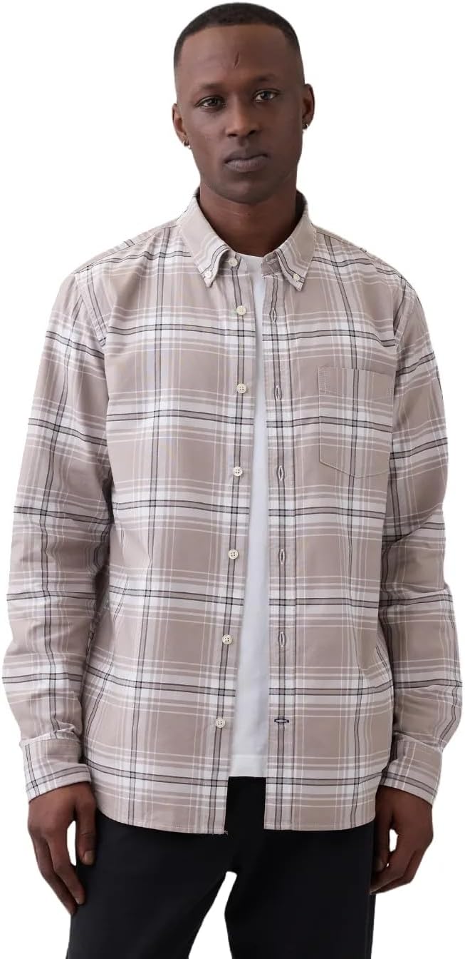 Gap Men's Long Sleeve Oxford Button Down Shirt