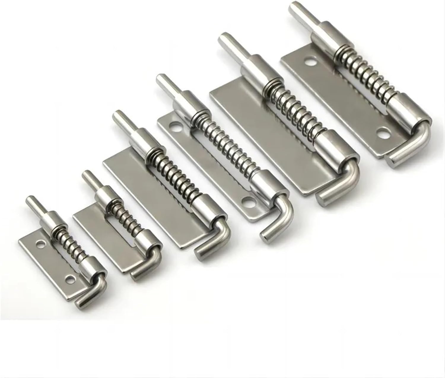 Welding Hinge Industrial Spring for Electric Cabinet Inner Door Hinge Stainless Steel 1Pcs(Black/Gold)