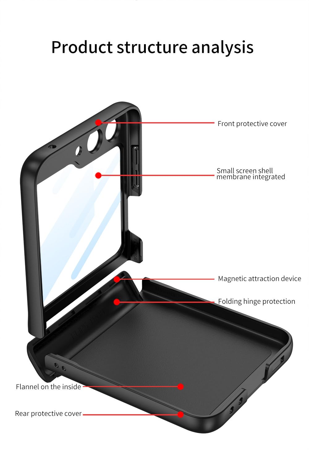 Funda rígida de PC con protección de bisagra magnética para Samsung Galaxy Z Flip 6, con Protector de Pantalla pequeño, Verde, para Galaxy Z Flip 6