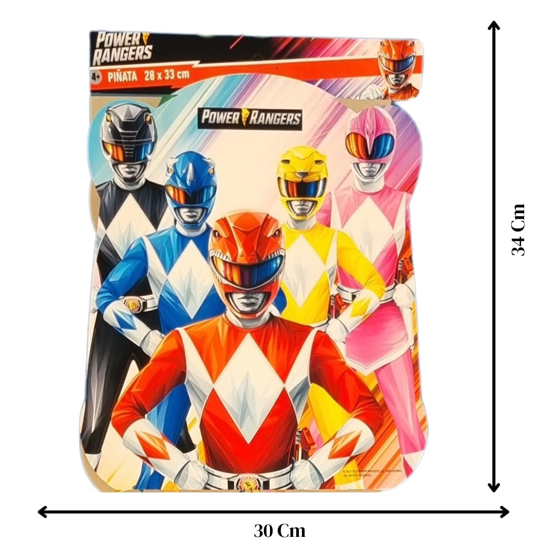 BeenSmile Power Rangers Piñata, Multicolour Cardboard Party Decoration, Birthday Occasion - Image 5
