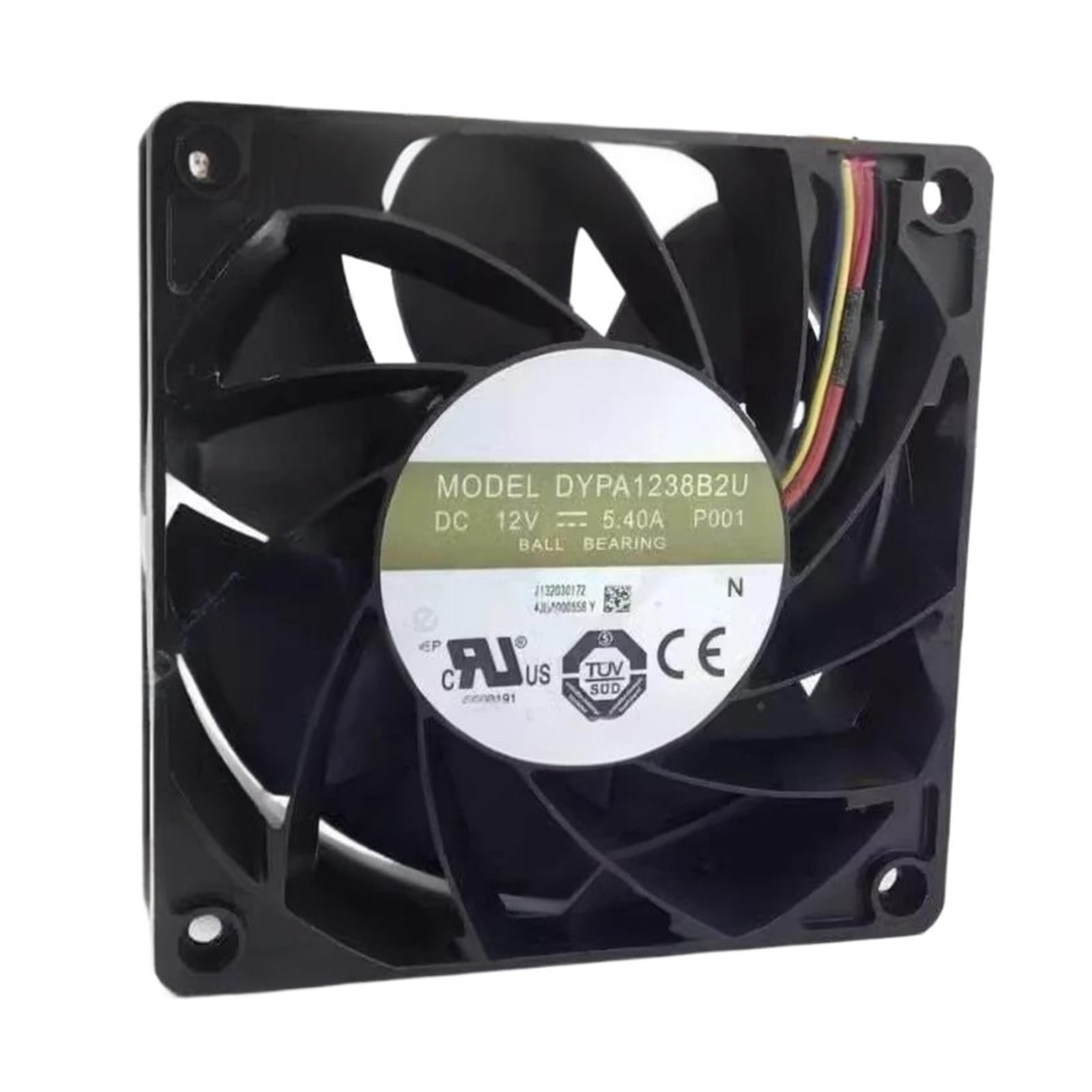 BRODEFUP DYPA1238B2U P001 12038 DC12V 5.4A 12CM Silent Cooling Fan