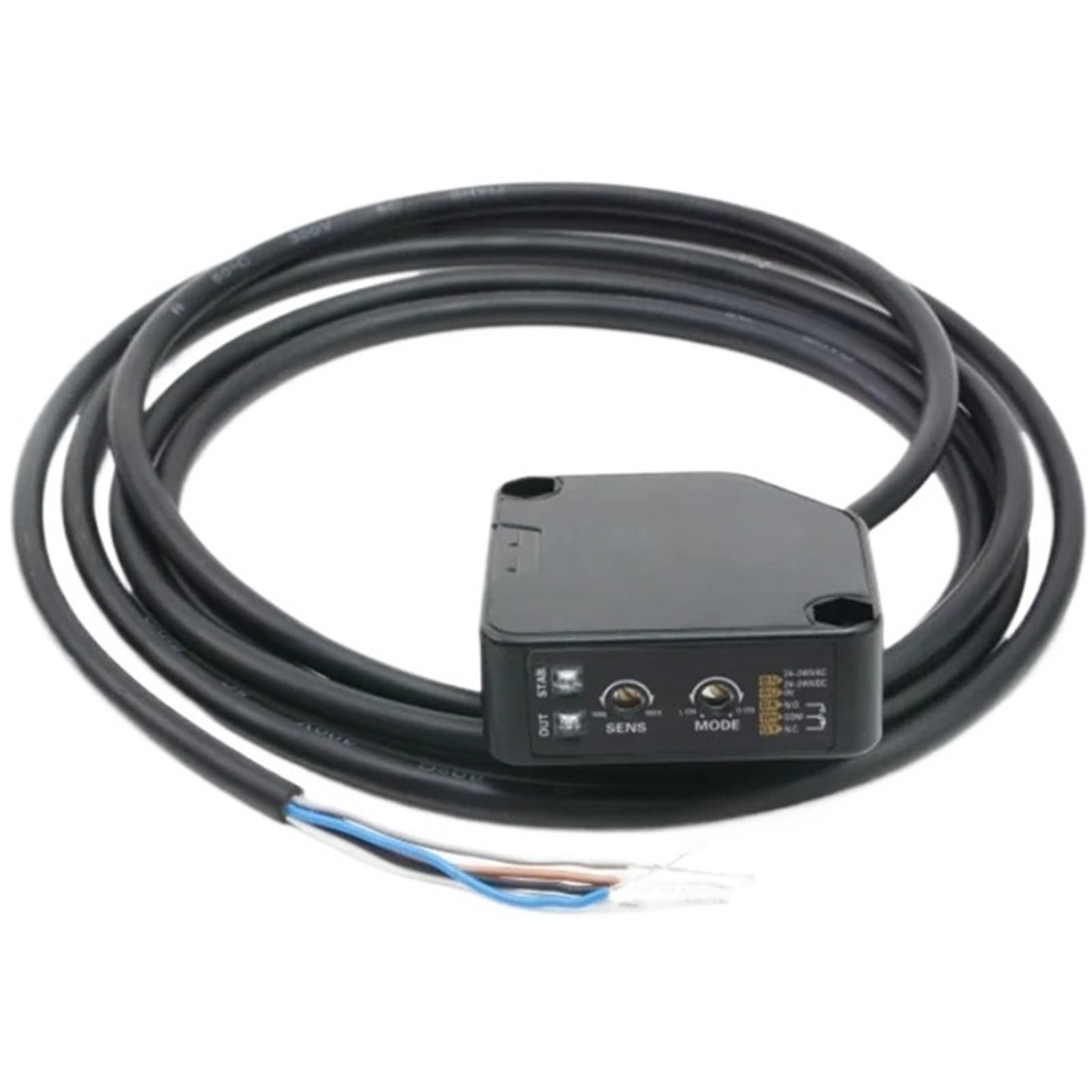 BEN300-DDT diffuse reflection through beam retro reflective 24V 240V photoelectric sensor(WHITE)