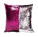 Idea Up Reversible Sequins Mermaid Pillow Cases 4040cm with magic mermaid sequin (Hot Pink and Silver)