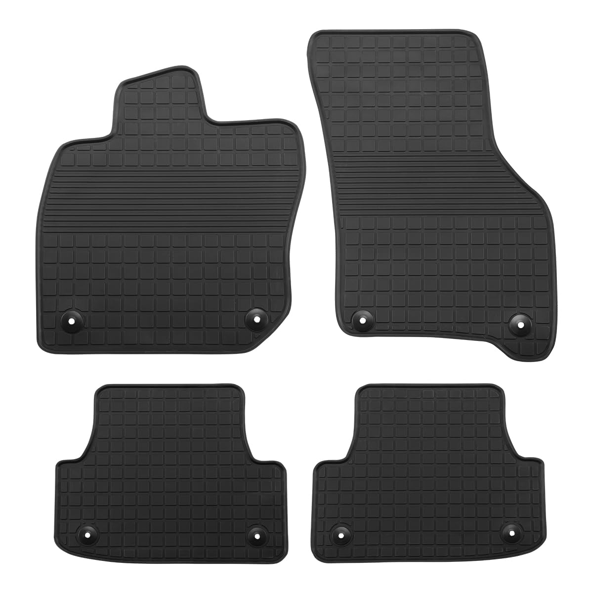 Car Floor Mats for Audi A3 S3 2021-2026 Rubber Black | Custom Fit, Floor Liners,All Weath…