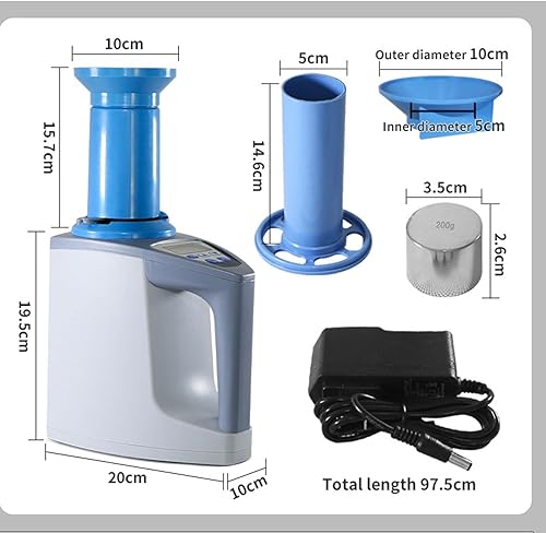 Miniatura 5 de JOSBY Medidor de humedad de grano inteligente, 35 tipos digitales de alta precisión de probador de humedad de grano, con retroiluminación LCD de