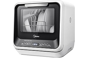 Midea Portable Countertop Mini Dishwasher with Built-in Water Tank