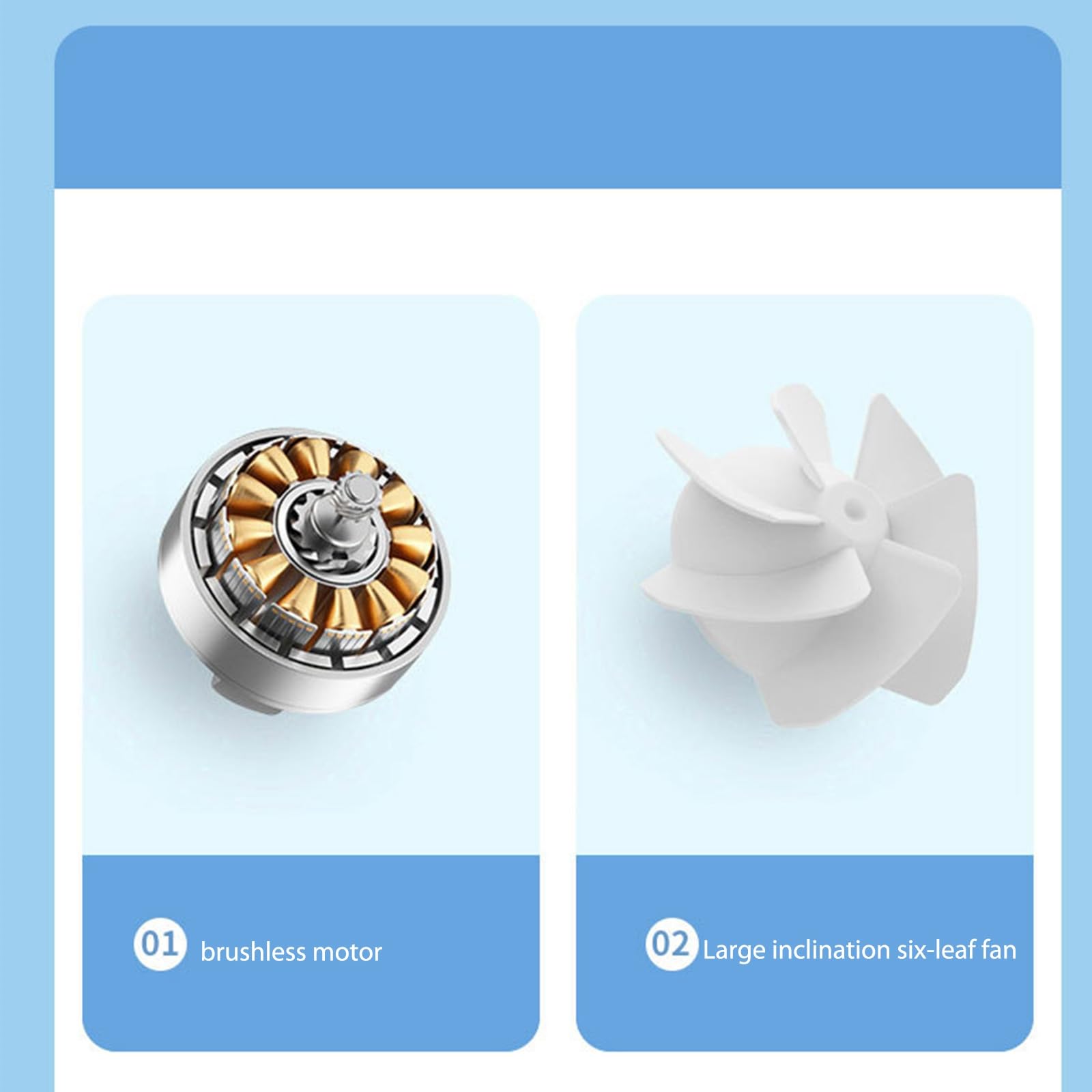 Mini ventilateur portable avec support de téléphone, réfrigérateur semi-conducteur, batterie 1800 mAh, design suspendu au cou – Idéal pour une utilisation en extérieur et en voyage