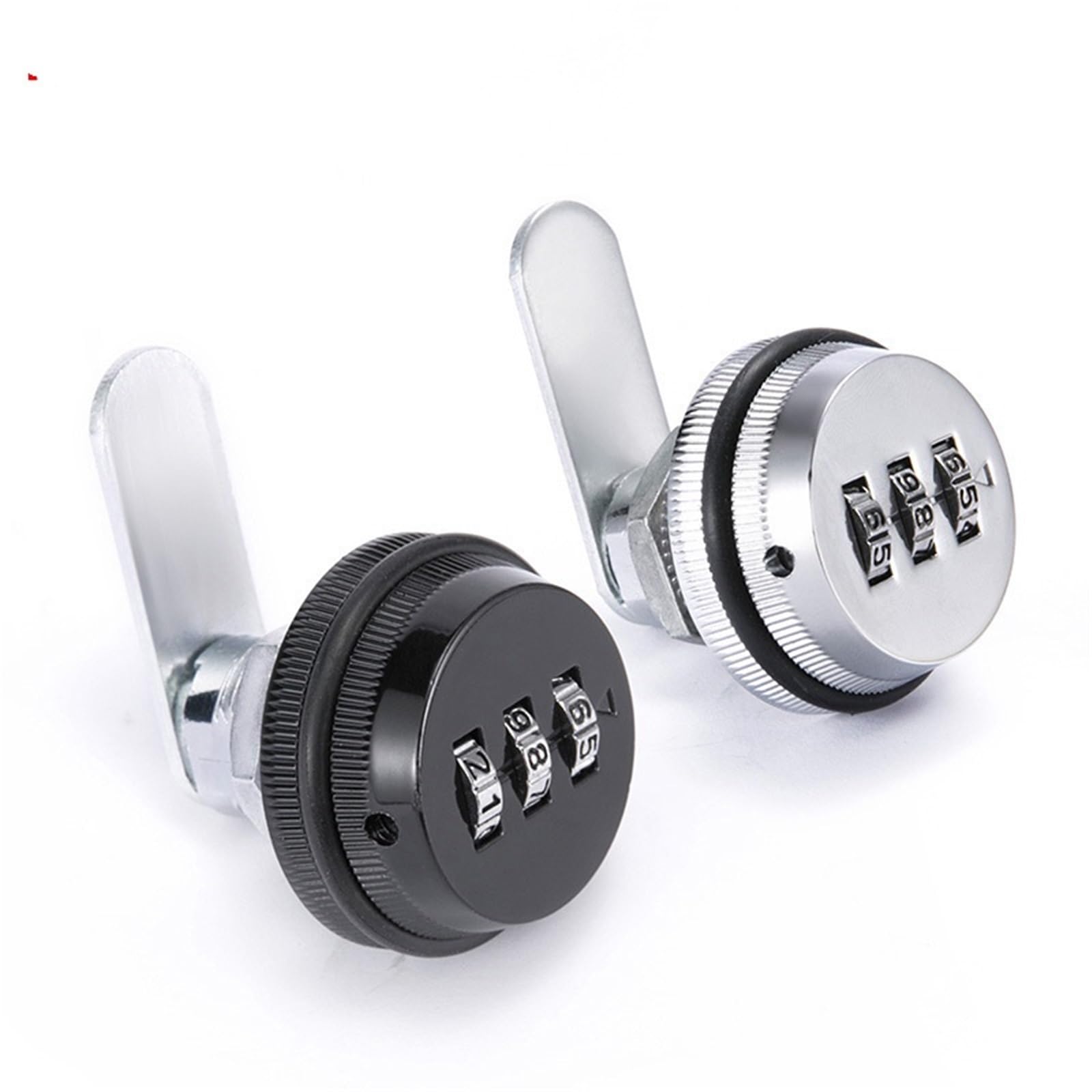 Zamek szyfrowy do szafki 20 mm/30 mm, stop cynku, hasło, bezpieczeństwo, do domu, 1 szt. (czerwony brązowy 20 mm)