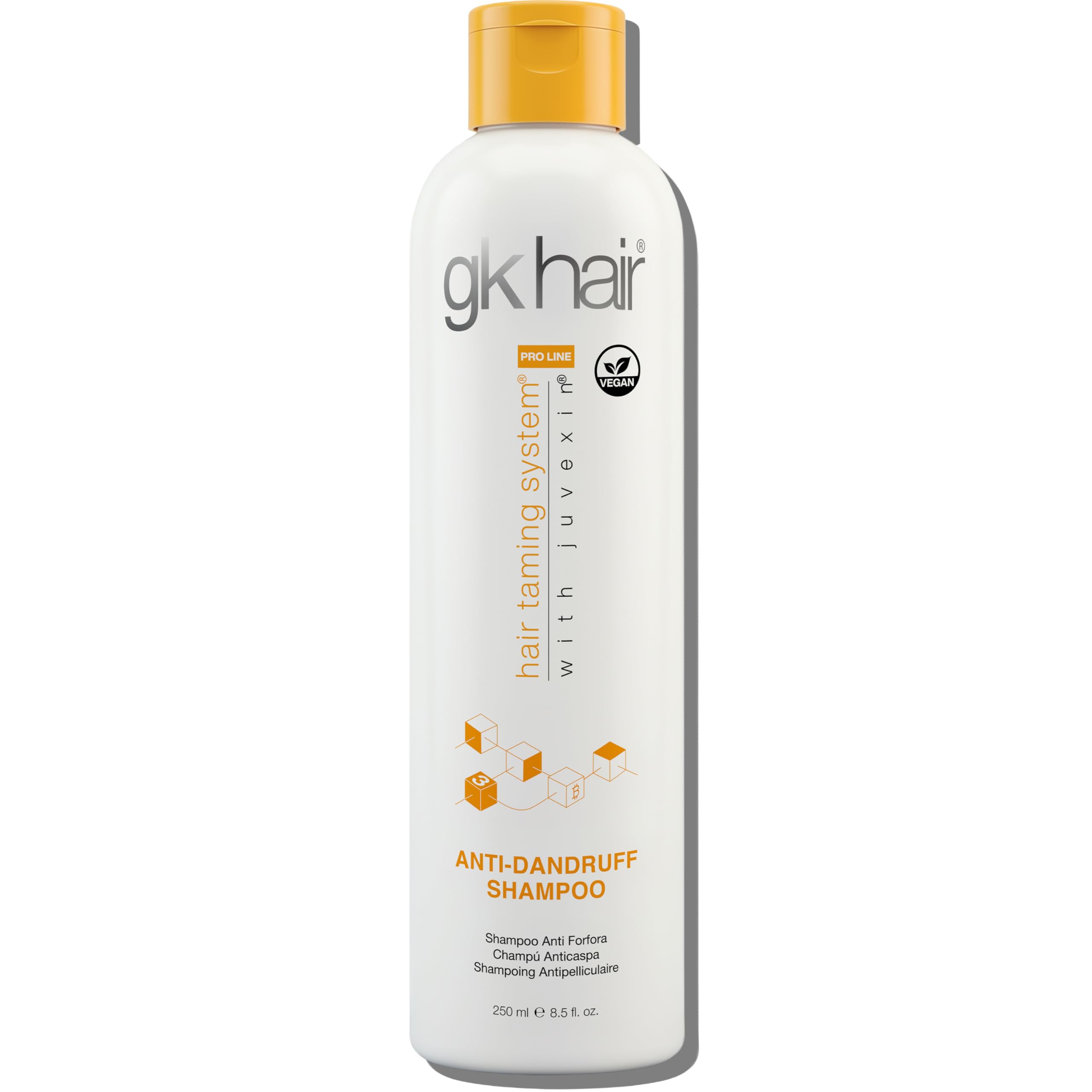 GK HAIR Anti-Dandruff Shampoo Leaving Your Scalp Refreshed and Hair Soft, Smooth – Sulfate-Free Shampoo for Dry Damaged Hair for Men and Women 8.5 Fl Oz