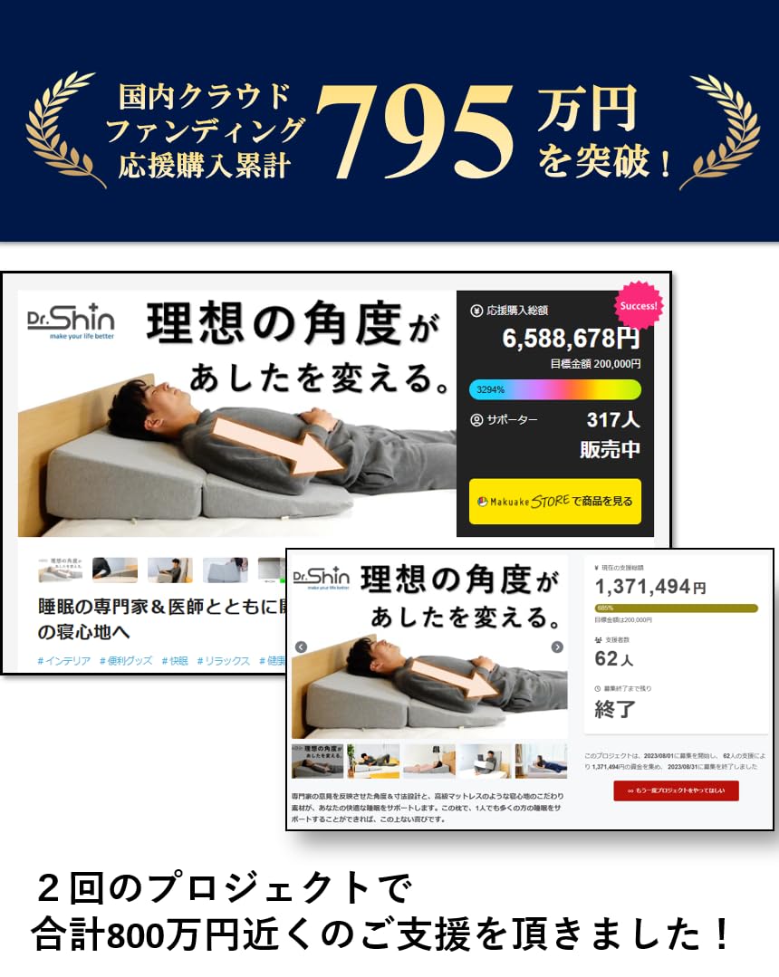 Amazon｜Dr.Shinウエッジピロー 三角枕 ドクターシン 三角クッション