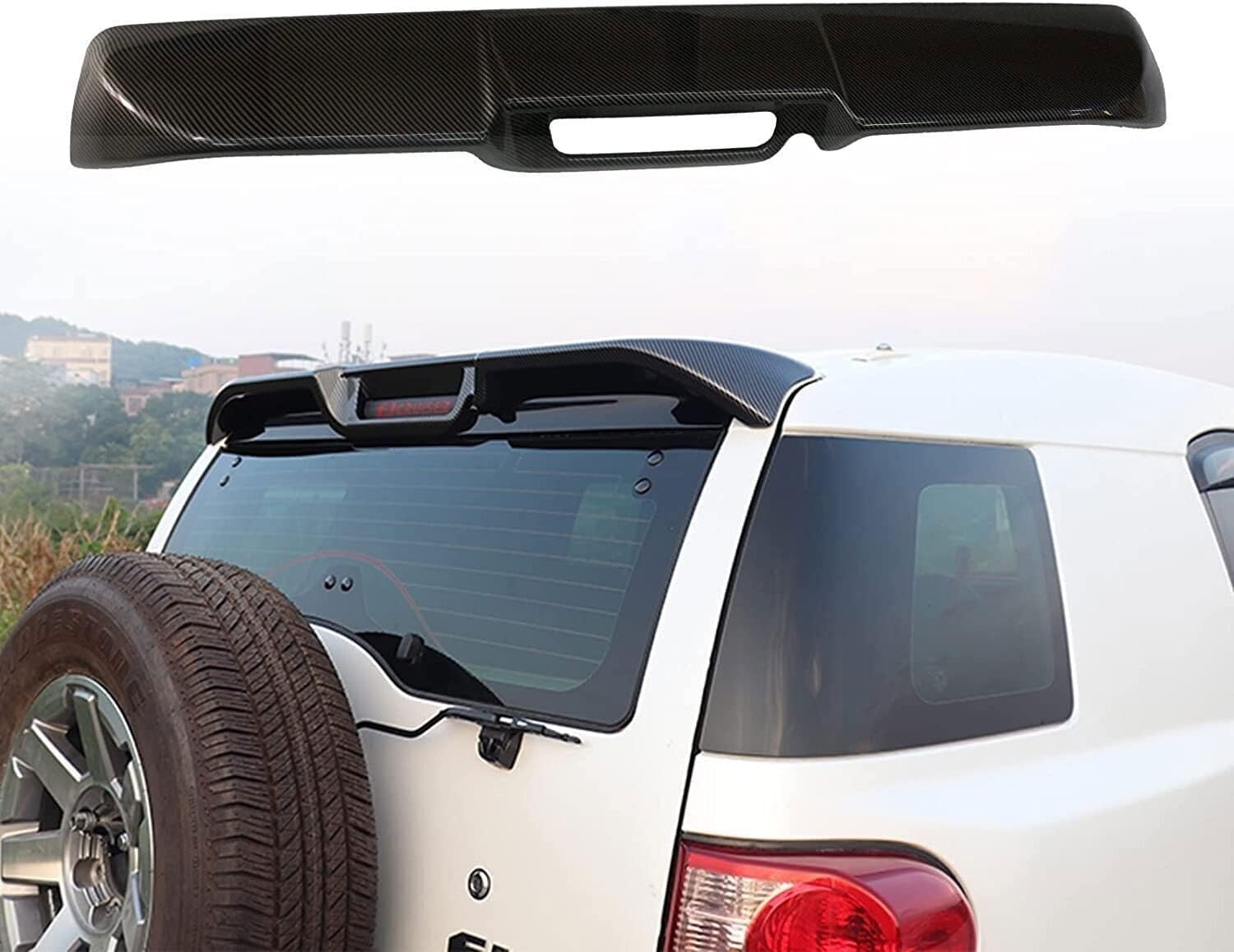 Rear Trunk Spoiler Tail Wing Trunk Lip Fits for Toyota FJ