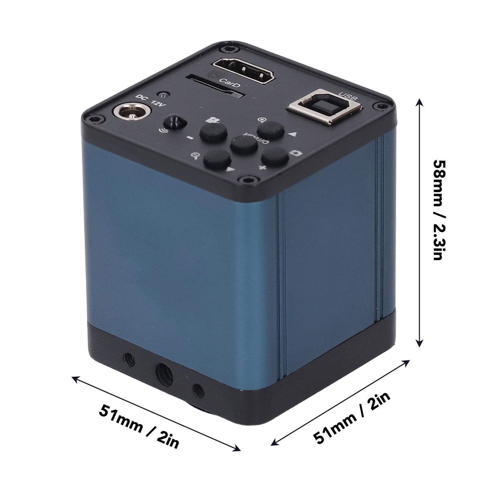HD 16MP Camera, HD 16MP Camera C Mount Microscope Camera HD Multimedia USB Interface, for Industrial Microscope