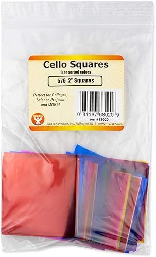 Miniatura 2 de Hygloss Productos Cuadrados de mosaico - Cuadrados para violonchelo - 2 pulgadas x 2 pulgadas - Ideal para artes y manualidades, proyectos de