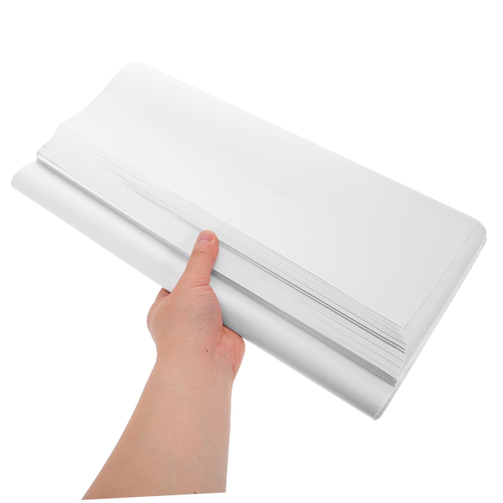 Papel de Embalaje para Mudanzas 100 Hojas de Papel Color Blanco | 70 X 38cm, para Rellenar Cajas, Artículos Frágiles y Materiales de Embalaje