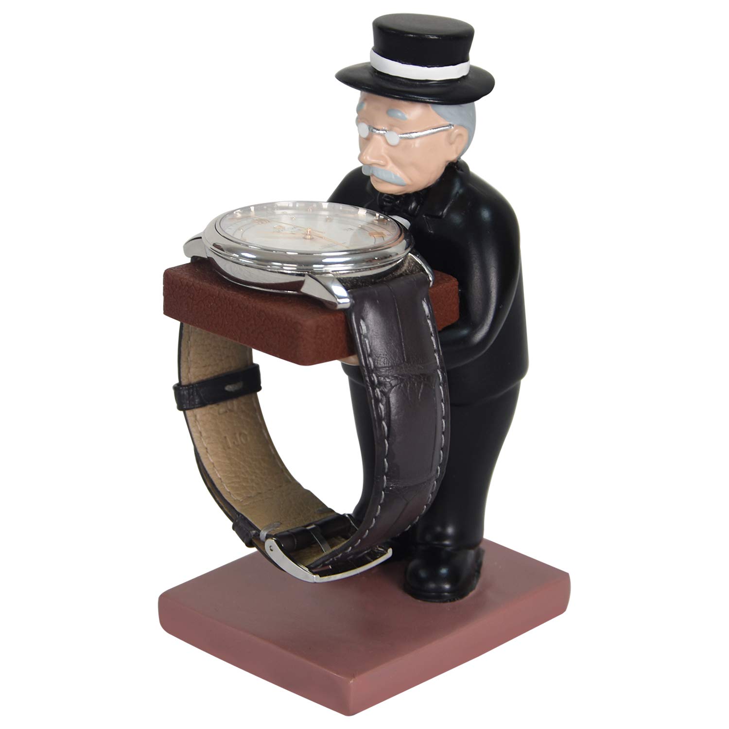 JIYUNII 腕時計スタンド ウォッチスタンド 時計ホルダー 多機能置物 アクセサリートレイ ディスプレイスタンド 贈り物 プレゼント