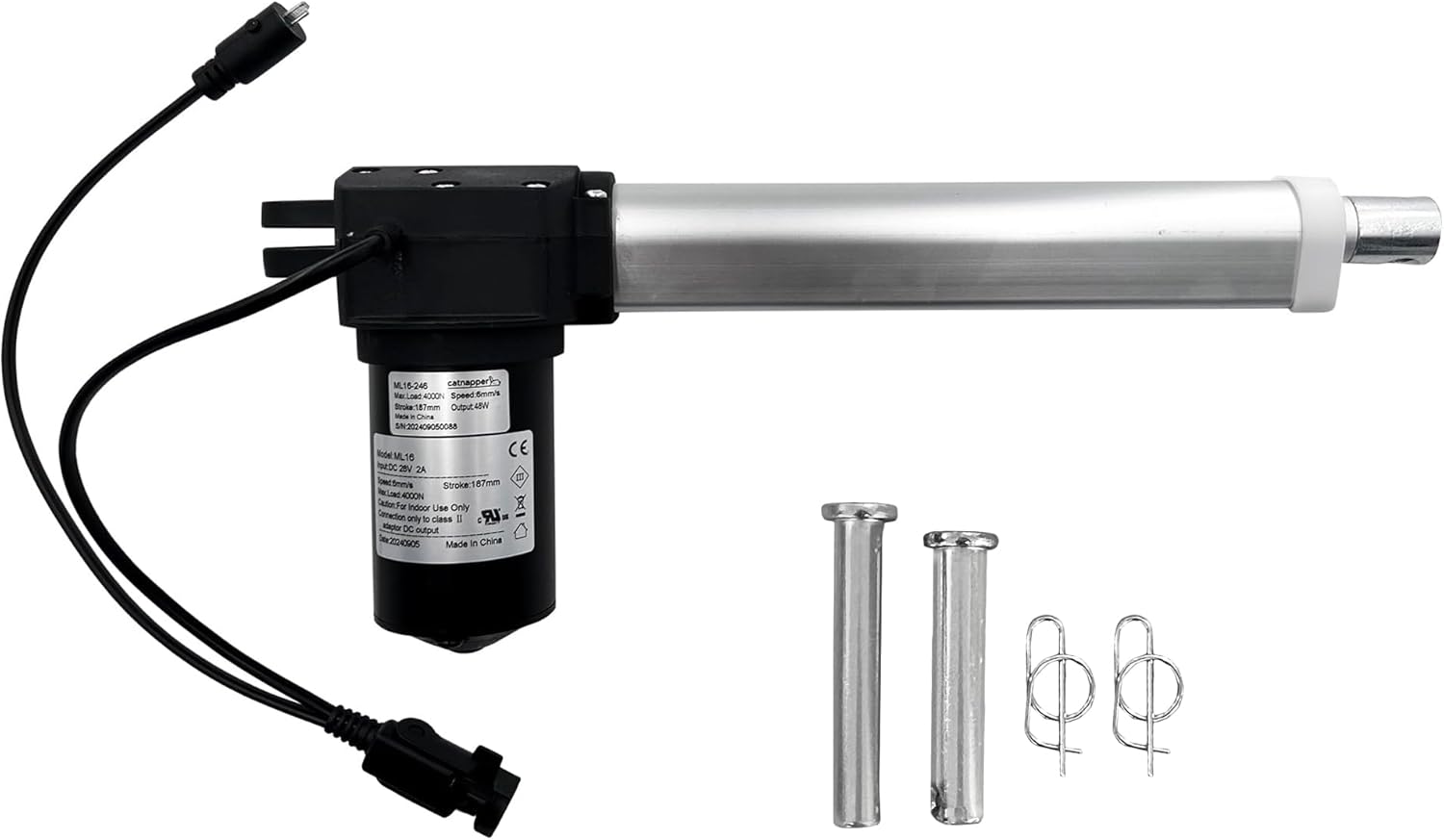 Fruhdi Power Recliner Mulin Motor Model ML16-246 Actuator Replacement for Adjustable Bed Lift Chairs