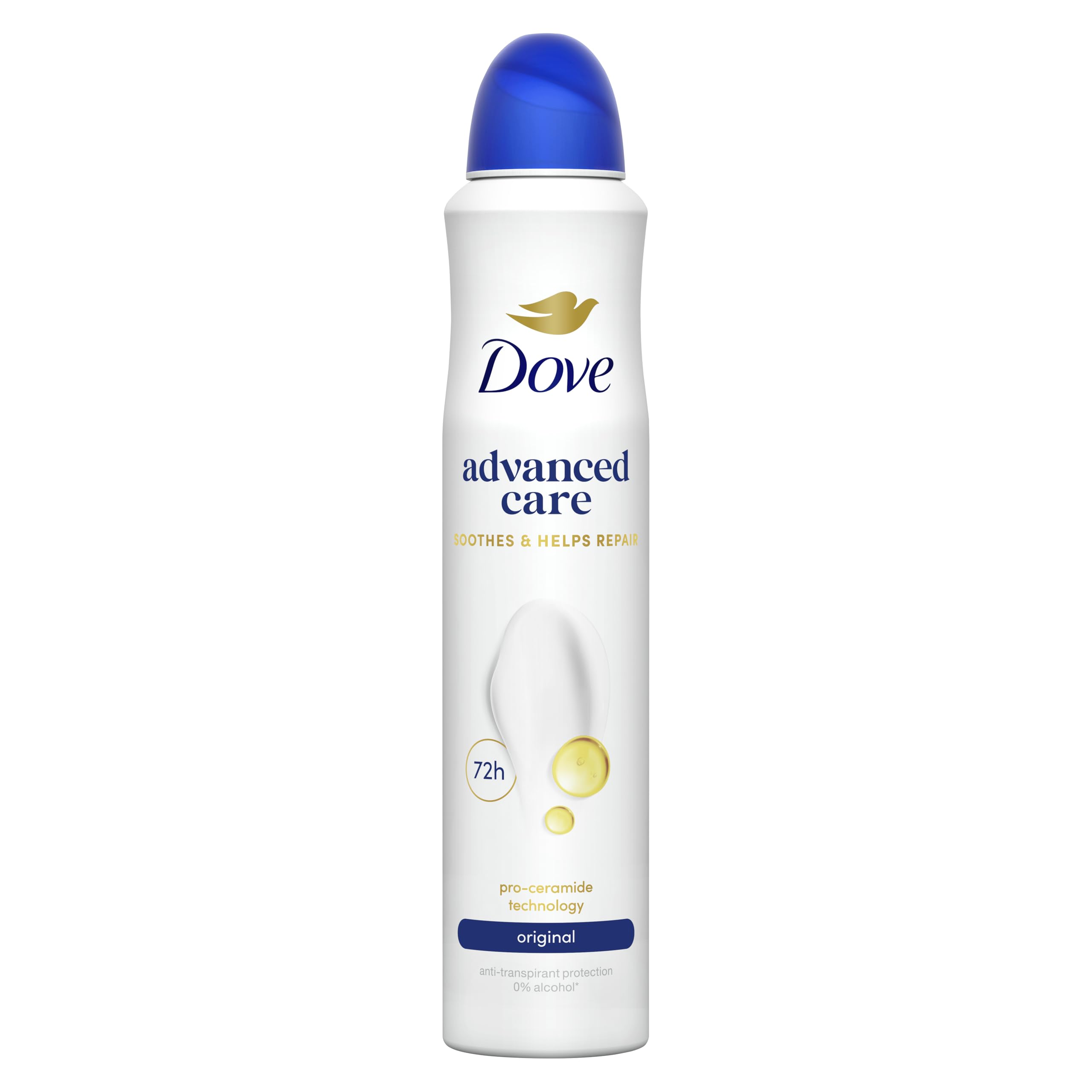 Dove Mujer Advanced Care Desodorante Original Protección 72 Horas Spray 200Ml