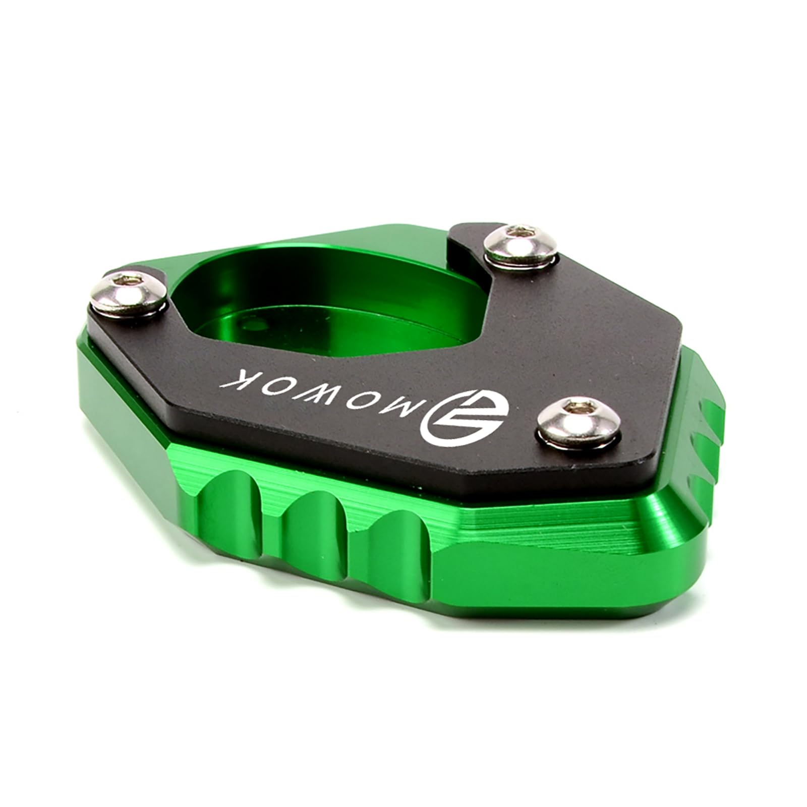 MOWOK Estensione Cavalletto Moto Laterale Kawasaki VERSYS 650 ZH2 Ninja 400 500 Z400 2018-2024 (Verde)