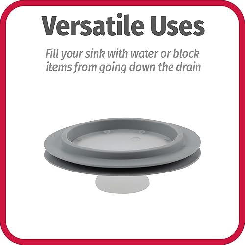Miniatura 3 de Tapón de fregadero de cocina Good Cook, S, Plateado