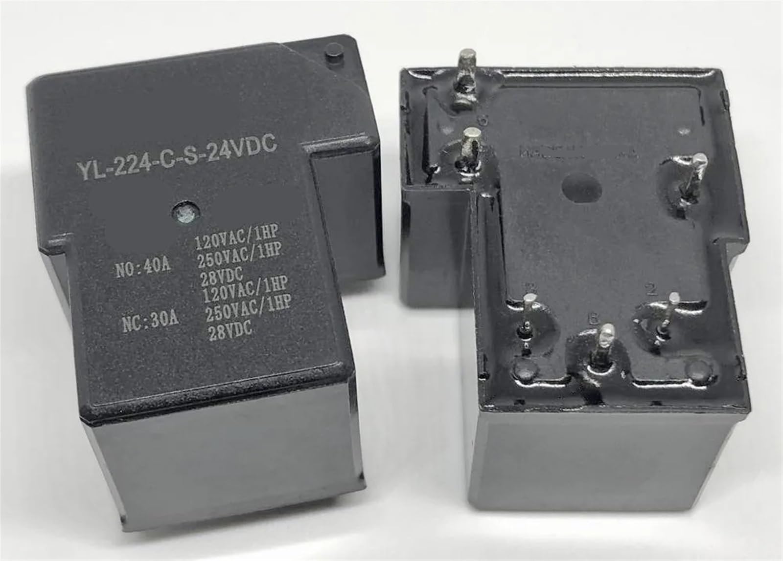 YL-224-C-S-12VDC YL-224-C-S-24VDC (T90-1C-6P-12V/24V-40A) Relay 6 Pins 1Pcs(YL-224-C-S-24VDC)