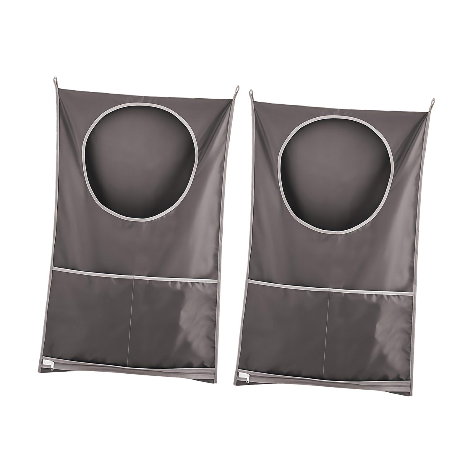 Wall Mounted Laundry Hamper with Oxford Fabric for Bathroom Storage Space Saving Bathroom Organizers
