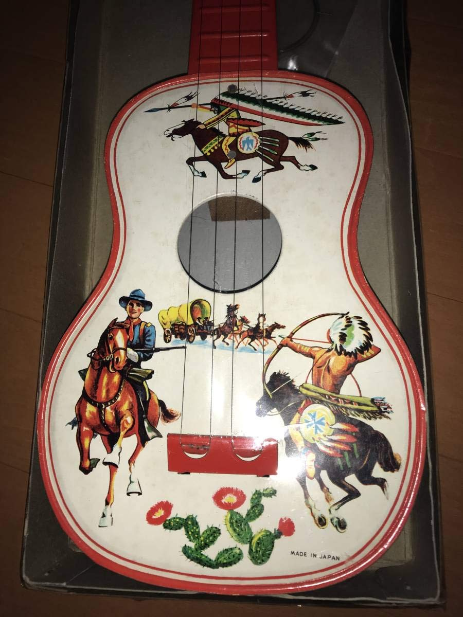 Amazon.co.jp: 展示品 ブリキ 玩具 ウクレレ シリーズ No3 朝日トーイ