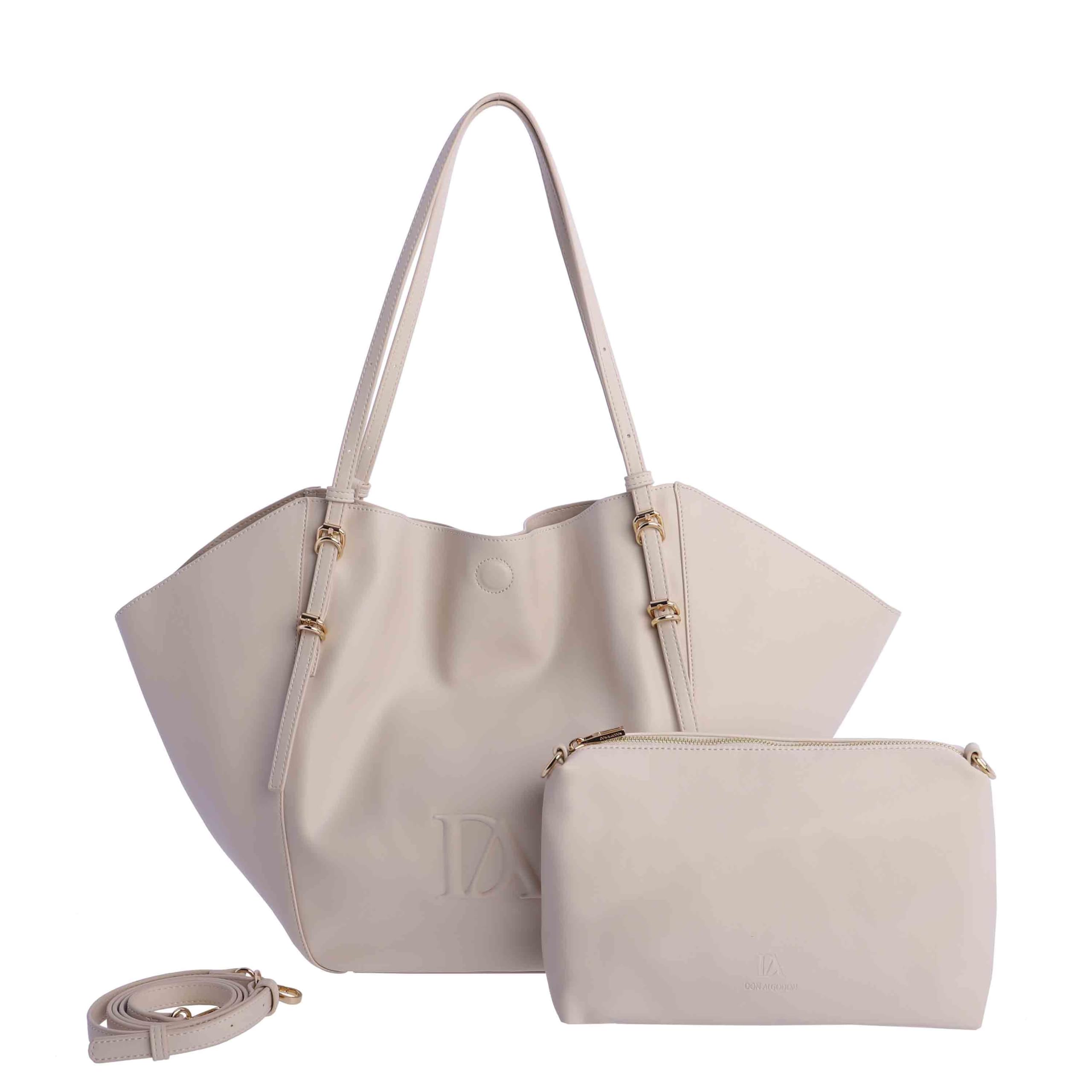 DON ALGODON - Bolso Shopper para mujer - Bolsos mujer de hombro ligeros para verano - Ideal para uso diario, compras y escapadas Onient