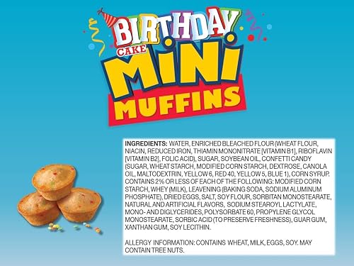 Little Debbie Birthday Cake Mini Muffins #TOP3