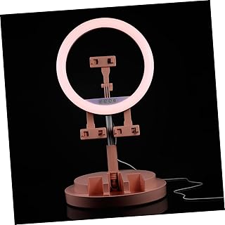 VILLFUL 1pc Ring Fill Light LED Light Stand Laptop Ring Light Ring Light Stand Ring Light for Phone Mobile Ring Light Portable Selfie Light Phone Live Light Rack Phone Rack with Light Abs