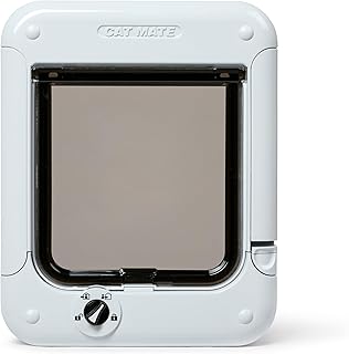 Cat Mate Rotary 4-Way Locking Cat Flap - White product image