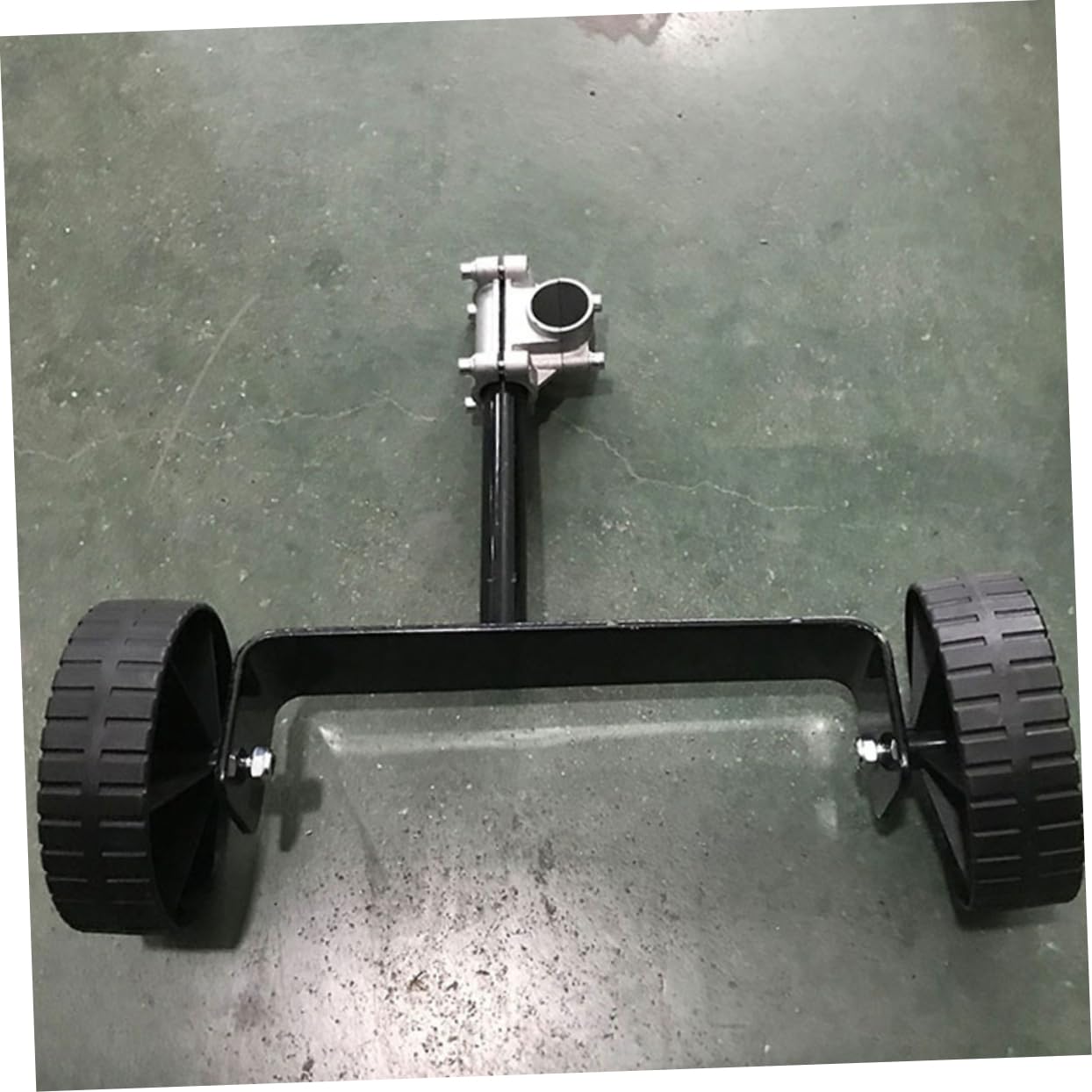 2piezas Recortadora De Hilo Ruedas Soporte Para Herramientas De Jardinería Ruedas Para Cortacésped Compatible Mochila y Montaje Lateral