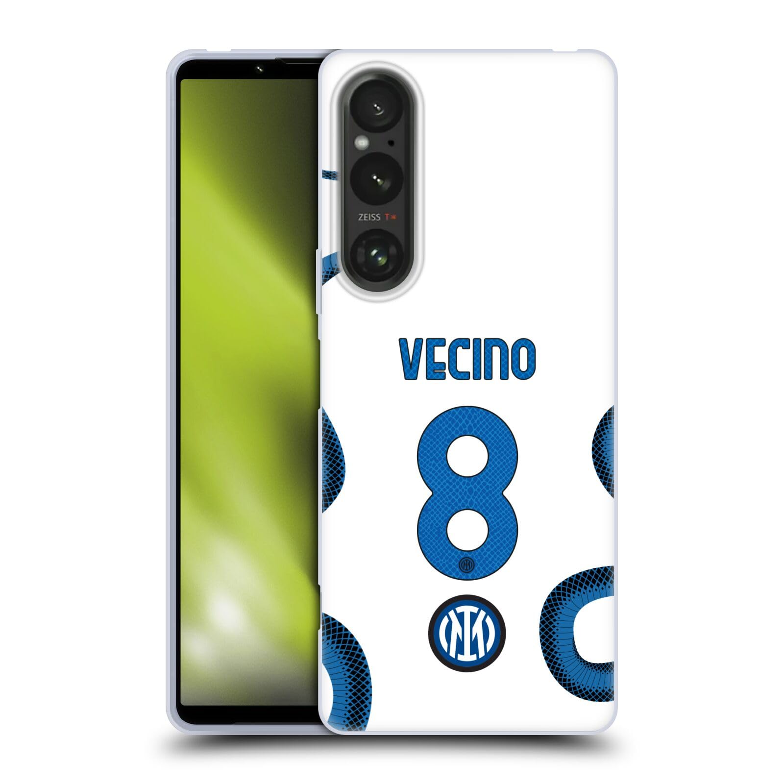 Head Case DesignsOfficially Licensed Inter Milan Matías Vecino 2021/22 Players Away Kit Soft Gel Case Compatible With Sony Xperia 1 V 5G