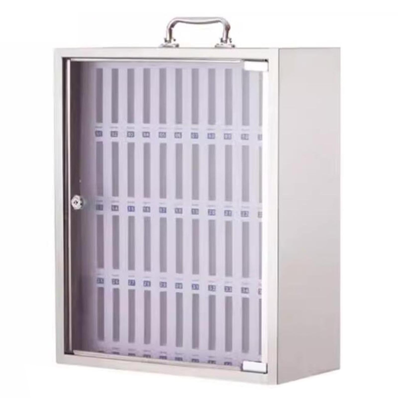Scatola Organizer per Telefono Tavolo Porta Telefono A Parete Custodia per Telefono con Serratura unità di Archiviazione per Telefono da Ufficio E Scuola Contiene 12~60 Posizioni(24 Bits)