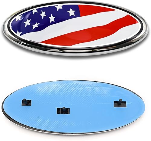 Miniatura 7 de Emblema para Ford Emblem de 9 pulgadas, calcomanía para parrilla delantera, emblema ovalado de 9 x 3.5 pulgadas, repuesto para F-150 2004-2014