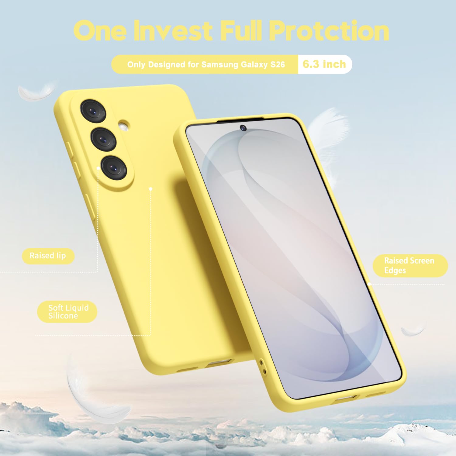 oakxco for Samsung Galaxy S24 Ultra Phone Case Liquid Silicone, Thin Slim Soft Rubber Gel TPU Plain Simple Cover for Women Girl Cute, Matte Solid Color, Brown Khaki Nude — view 185