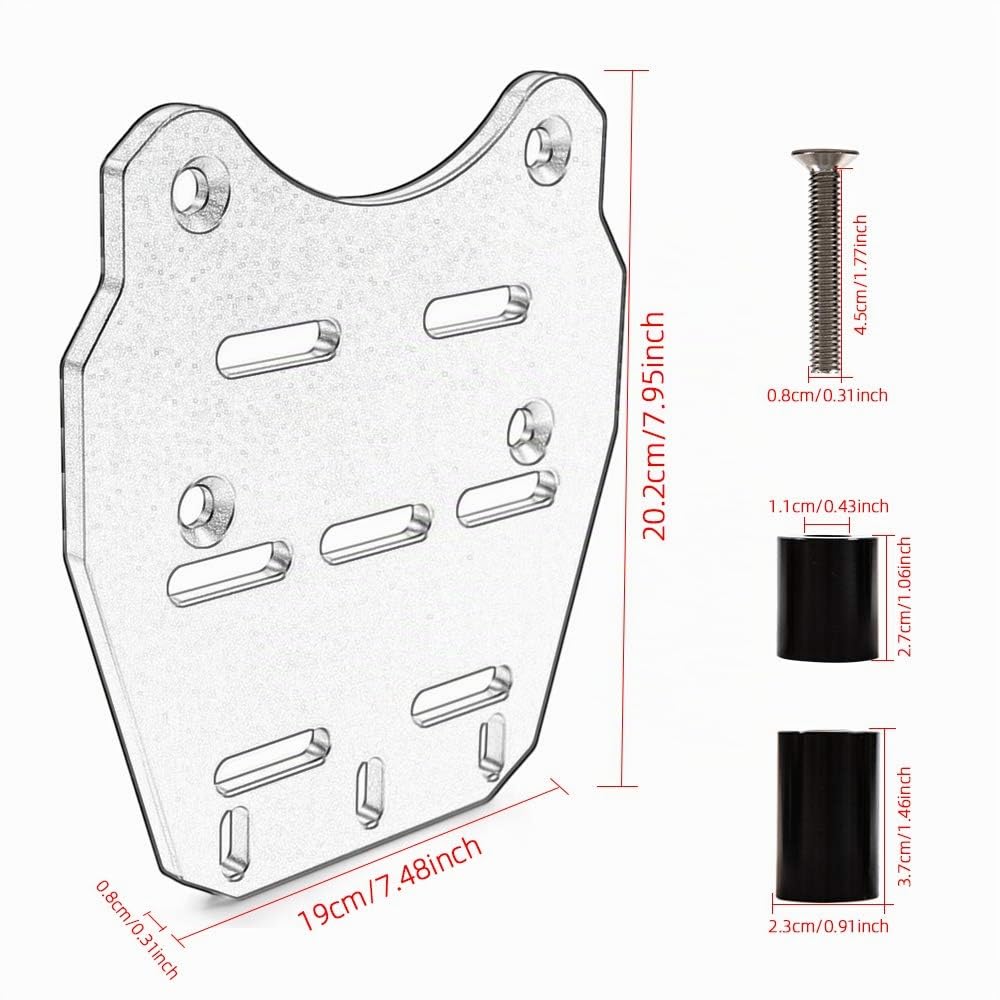 Porte-Bagages arrière pour moto Porte-bagages pour moto en alliage d'aluminium CNC Support de porte-bagages PCX 125 150 2014 2019 (Noir)