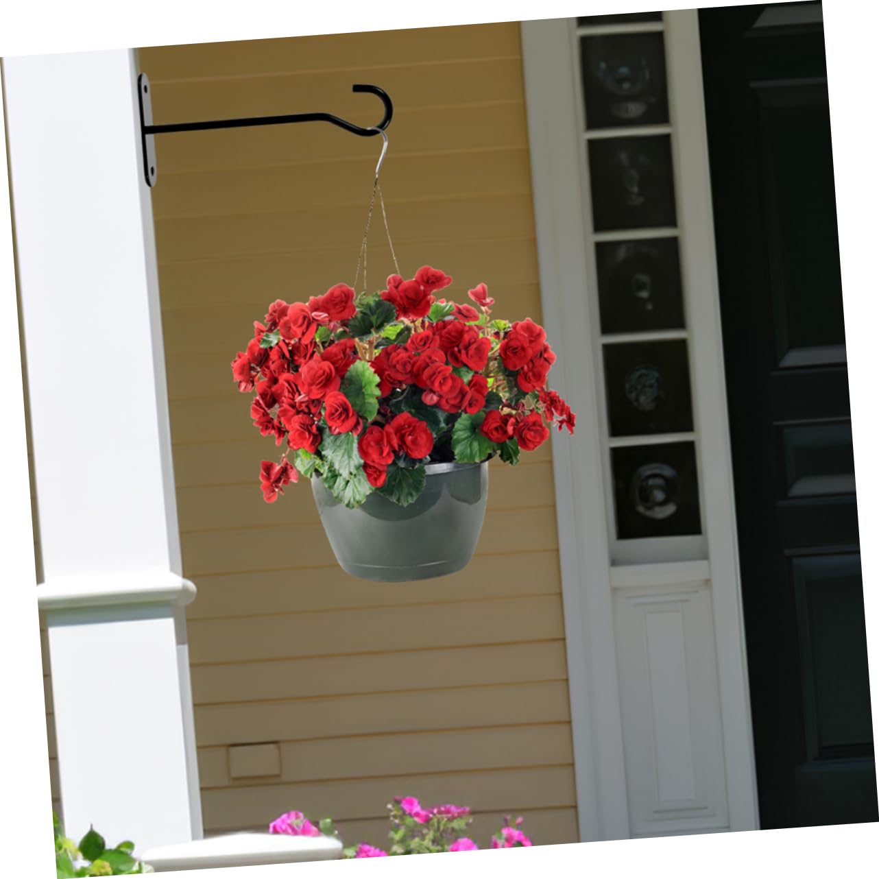 BESPORTBLE 10 Ensembles Crochet pour Pot de Fleurs Suspendu Monter Plantes en Panier Suspendu Crochet Plafond Crochet de Plafond Crochet de Suspension du Plafond Crochets de jardinière Le Fer