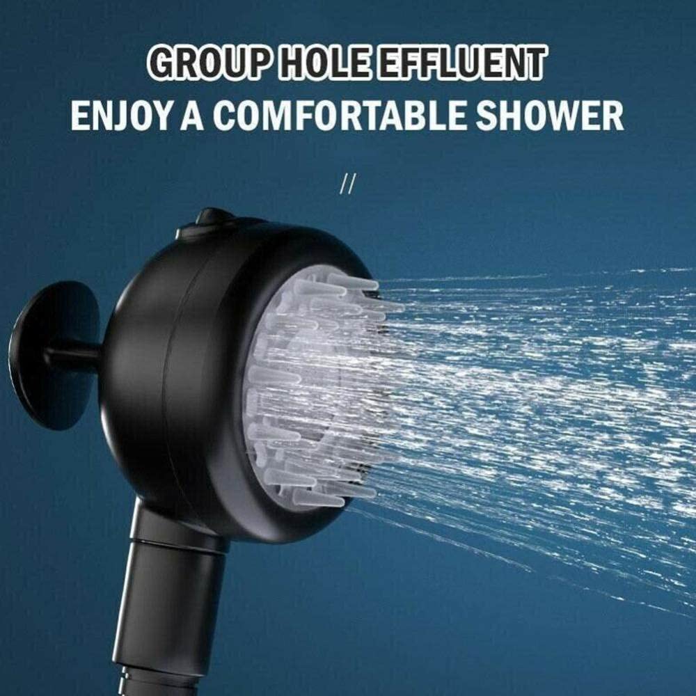 Ducha de alta presión Cabezal de ducha de mano ajustable de 3 modos con cabezal de ducha de gel de sílice, E, China