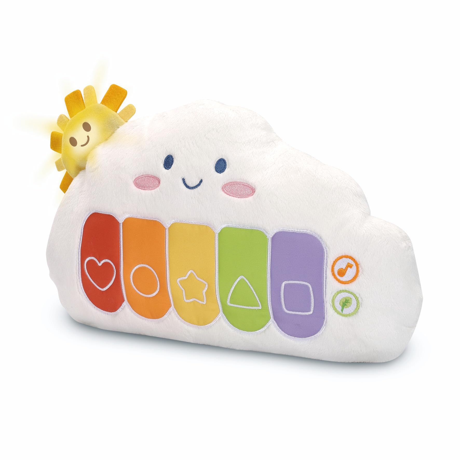 VTech Mon Piano Nuage Toudoux, Piano en Peluche Bébé dès 3 Mois