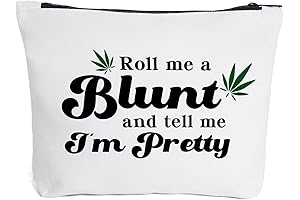 Funny Weed Leaf Makeup Bag