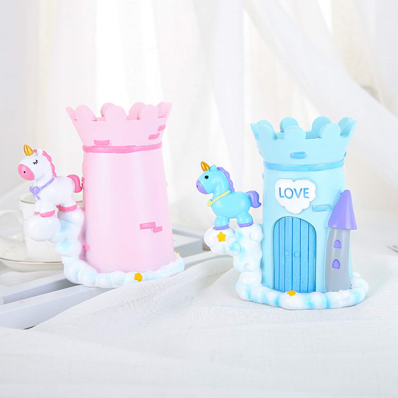 Amazon.co.jp: [Queen-b] ユニコーン ペンスタンド ペン 立て かわいい