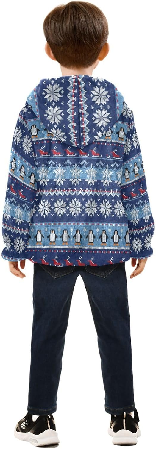 Christmas Fleece Jacket Toddler Boy Outerwear Jackets Fall Baby Clothes 3T