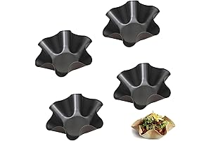 Non-Stick Tortilla Bowl Maker Carbon Steel Taco Salad Shell Mold