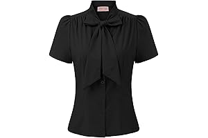 Summer Short Sleeve Blouse for Women