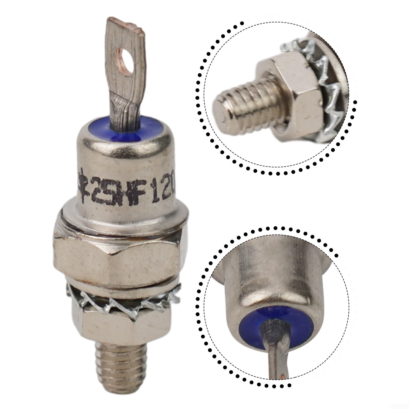 Diodo raddrizzatore 85A/70A/50A/40A/25A 1200V con montaggio perno per applicazioni elettriche (25HF 120)