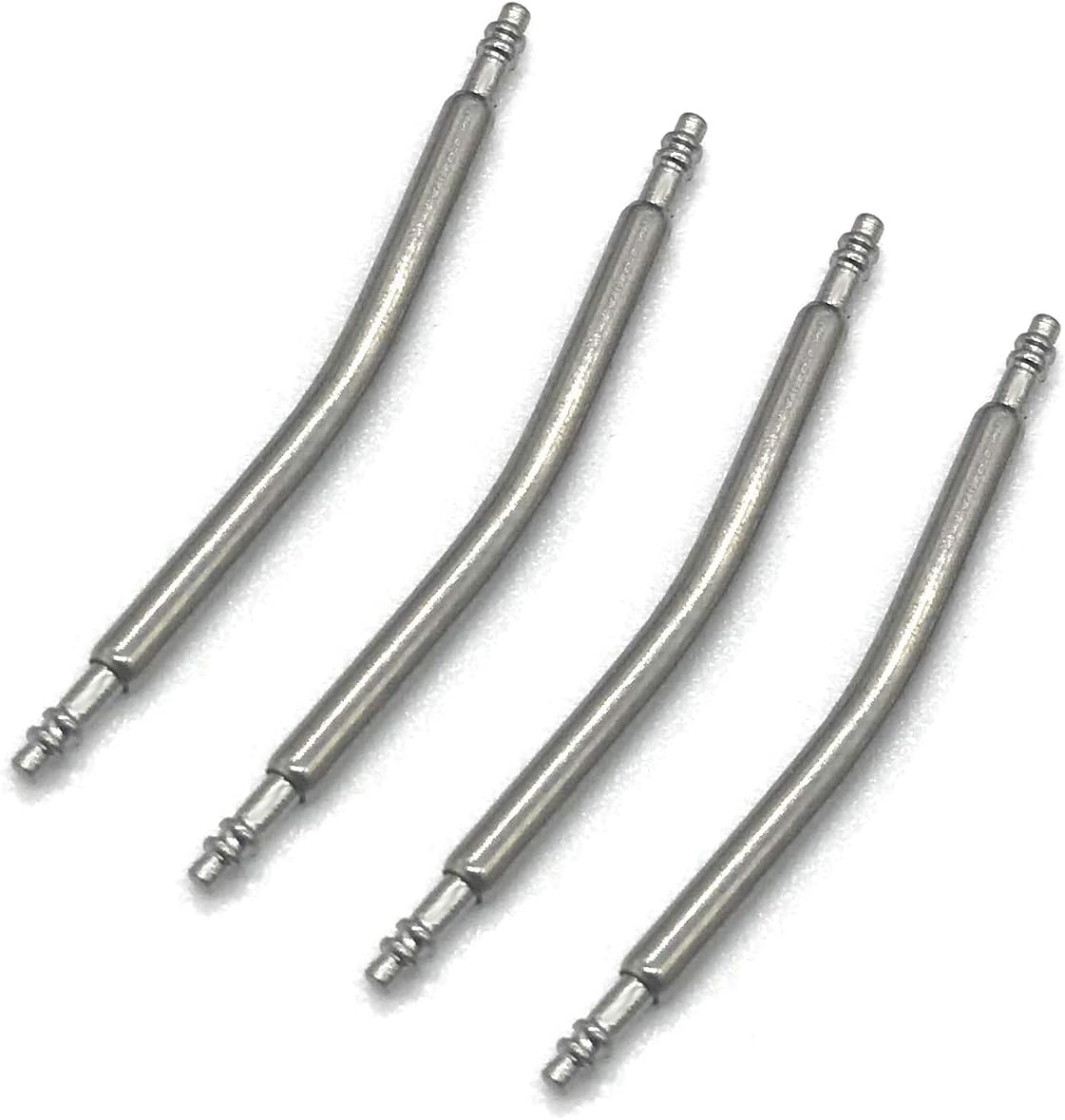 DGSTRAP 21mm Curved Spring Bar Pins for Round Watch Case