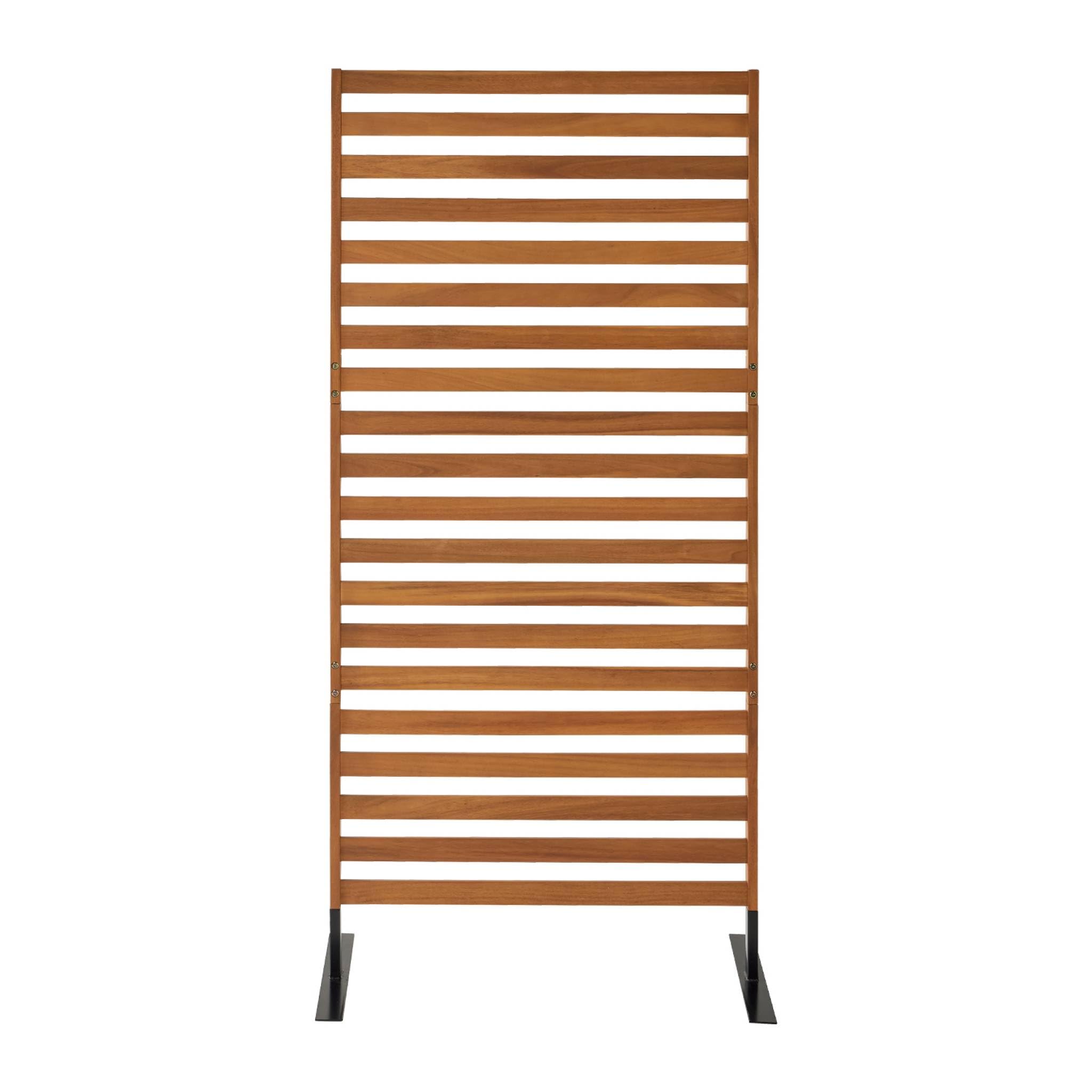 Outdoor-Paravent aus Holz, 80cm, FSC-Akazie, innen, außen - Parada